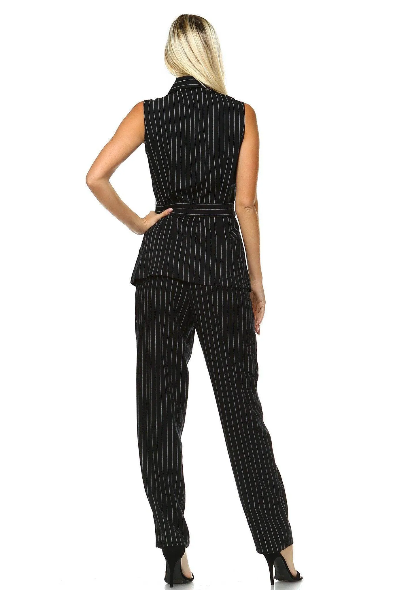 Women's Workwear Two Piece Pants Set