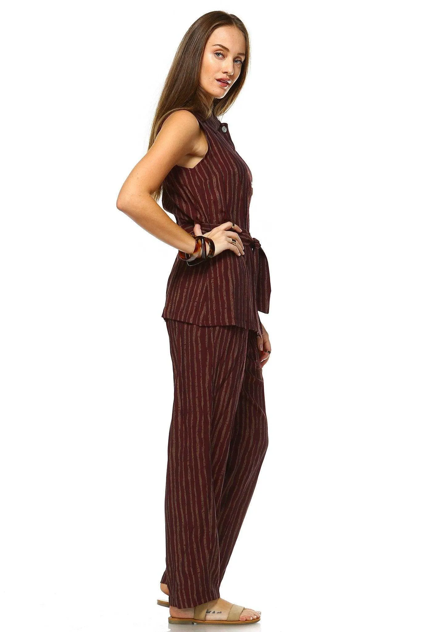 Women's Workwear Two Piece Pants Set