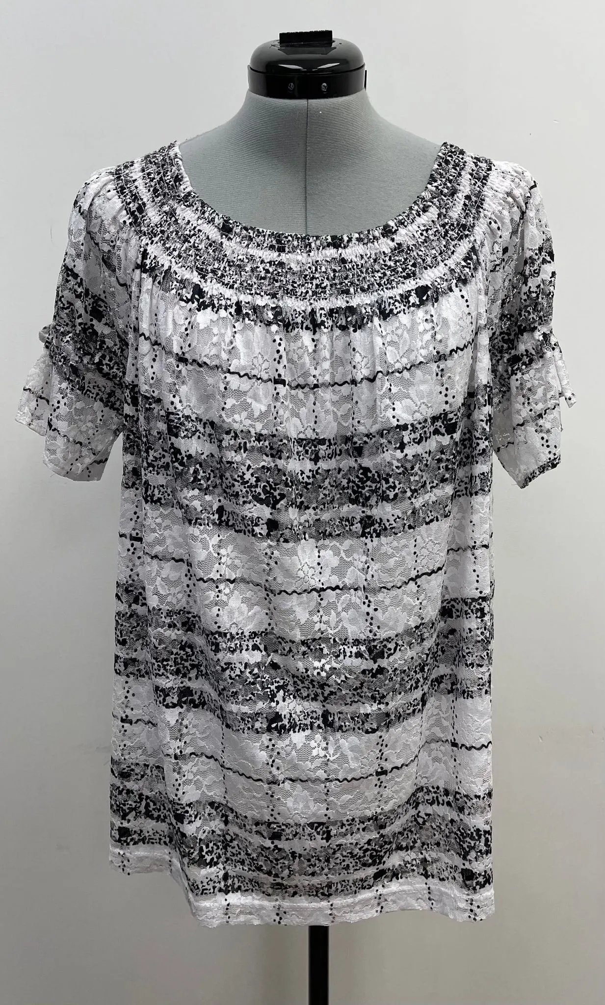Women's Yest Short Sleeve Top, Extra Small