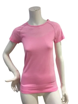 Workout Neon Pink Women's Slim fit T Shirts SIZE UK 10 / 12 ladies