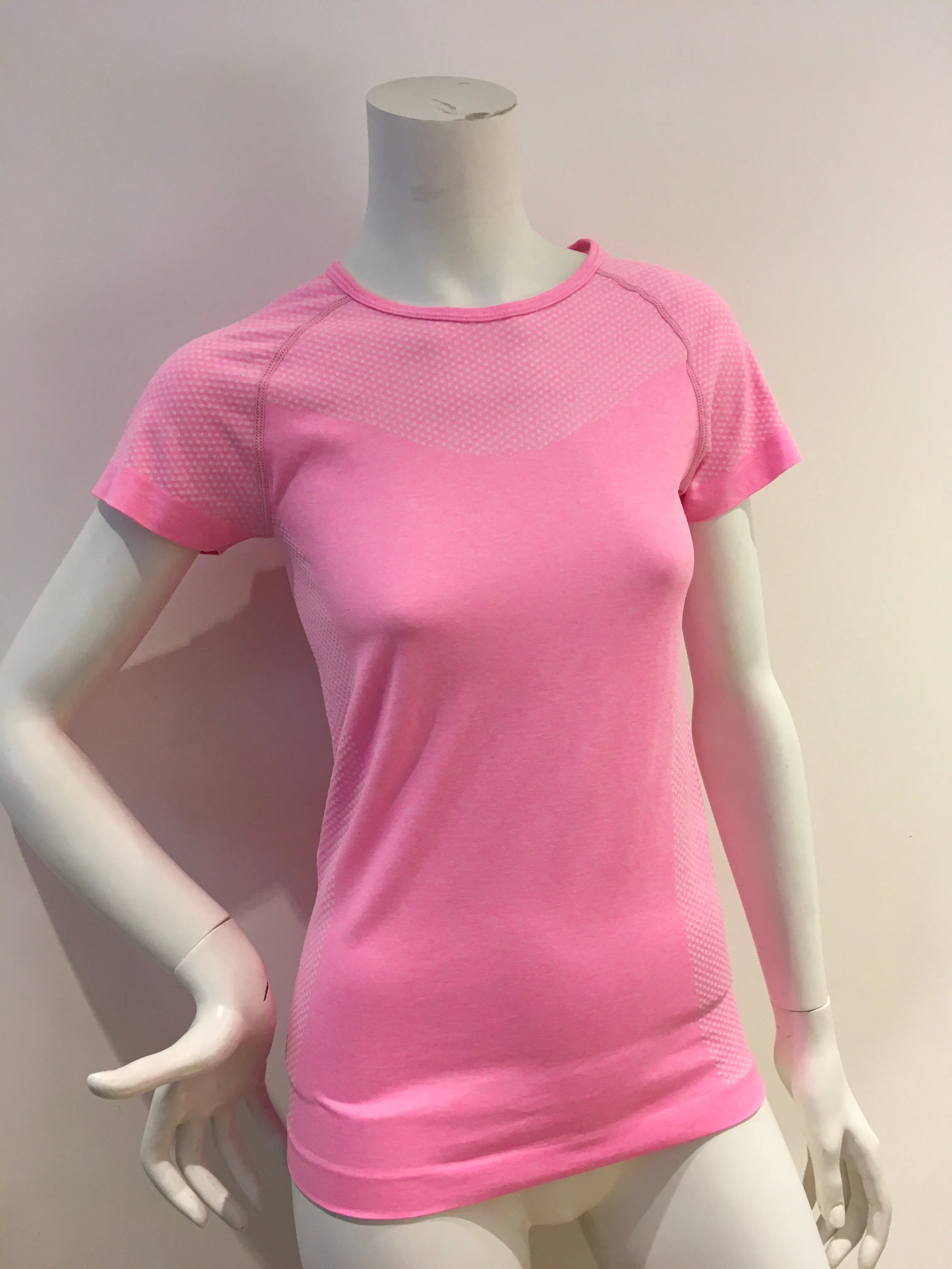 Workout Neon Pink Women's Slim fit T Shirts SIZE UK 10 / 12 ladies