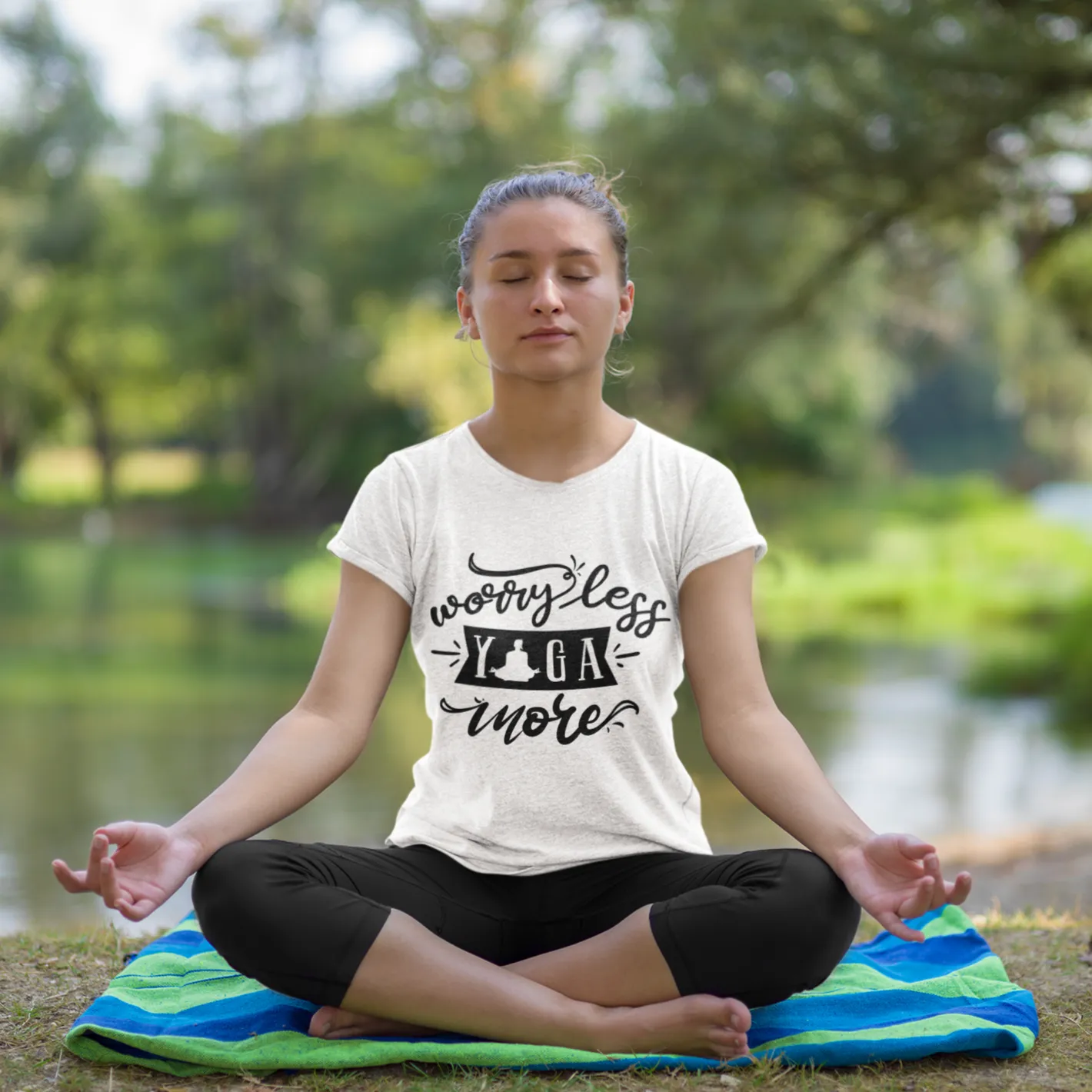 Worry Less Yoga More T-Shirt