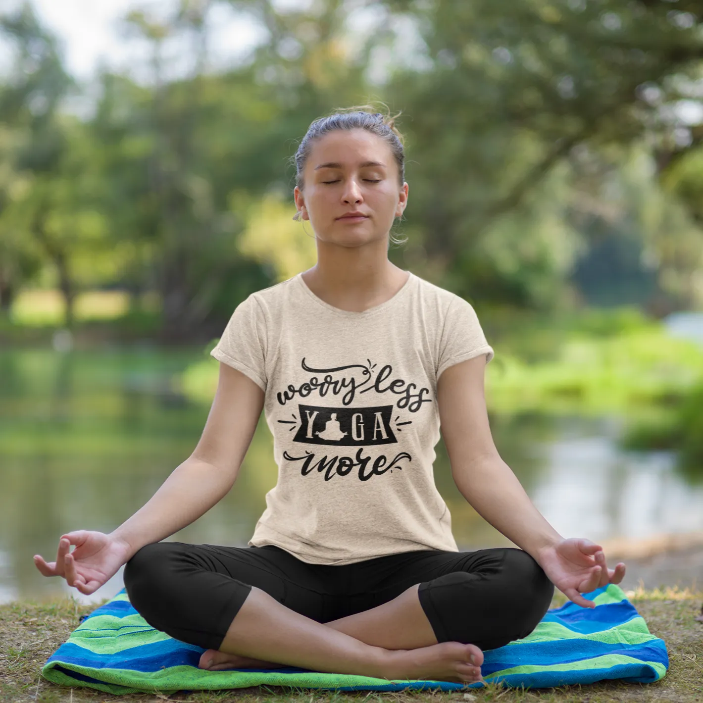 Worry Less Yoga More T-Shirt