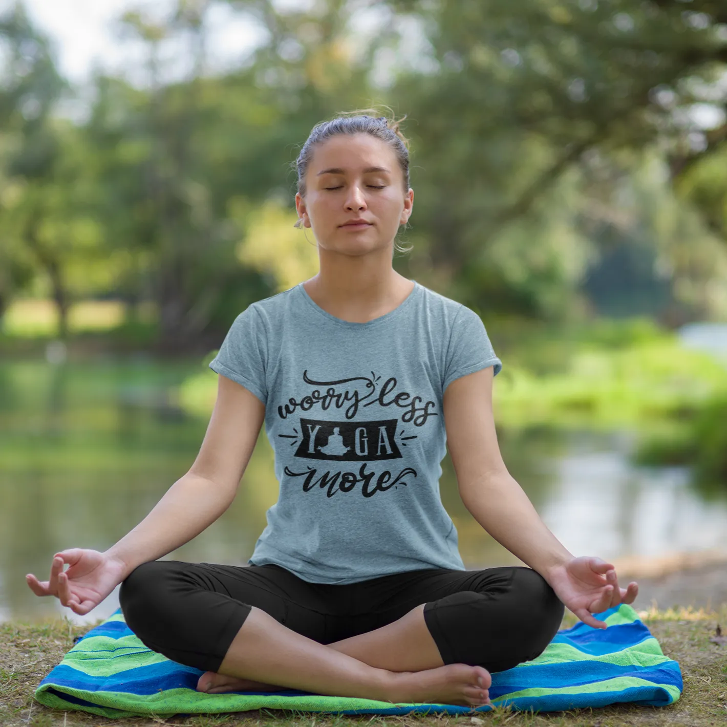Worry Less Yoga More T-Shirt