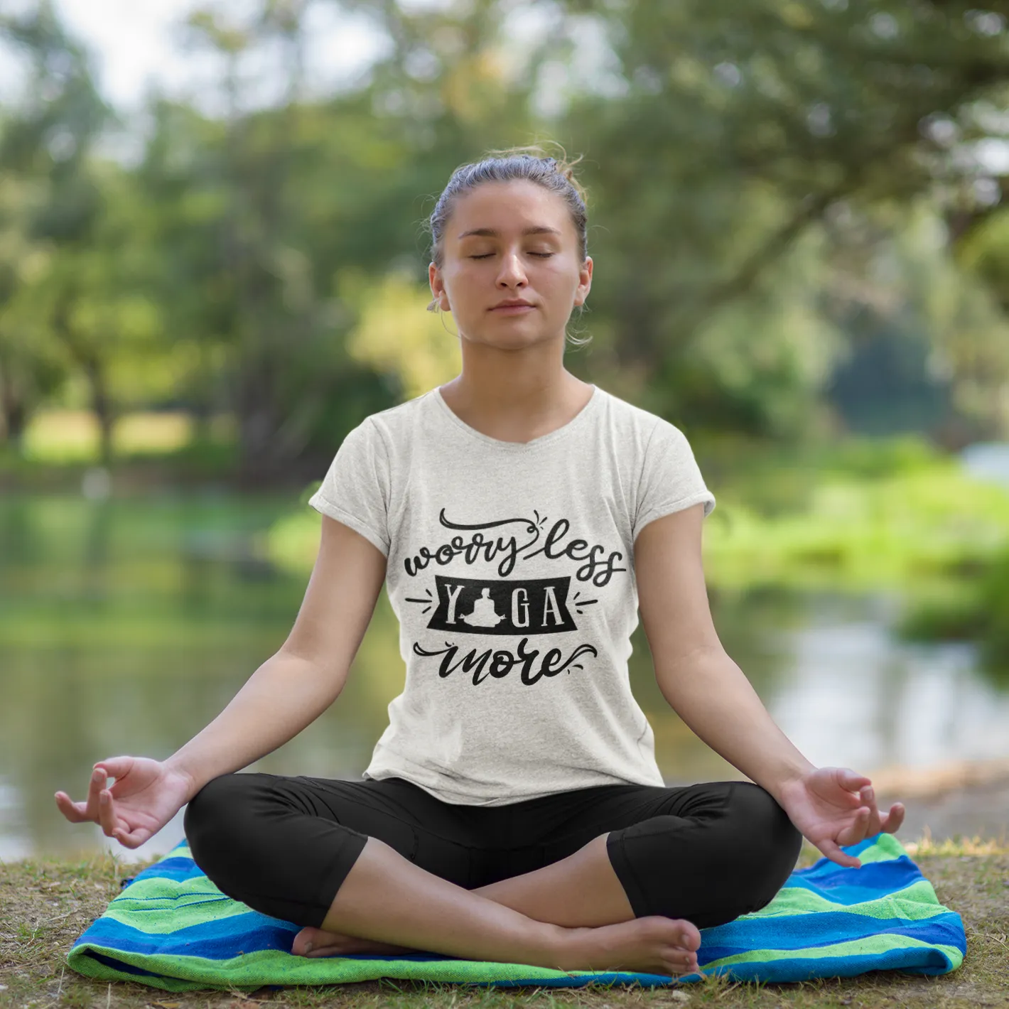 Worry Less Yoga More T-Shirt
