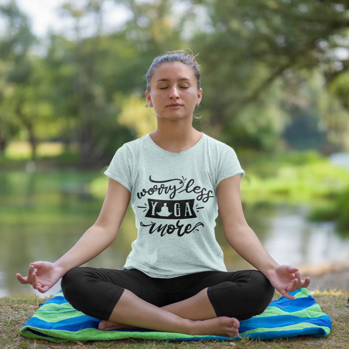 Worry Less Yoga More T-Shirt