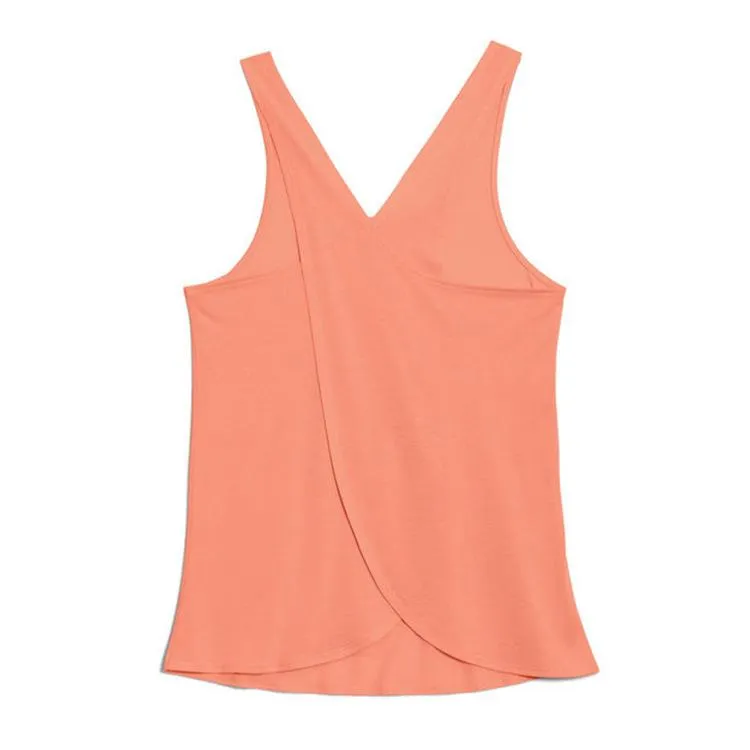 Yoga Europe Cross Bare Back Jogging Fitness Tops Women Sleeveless Sporty Tank Top Activewear