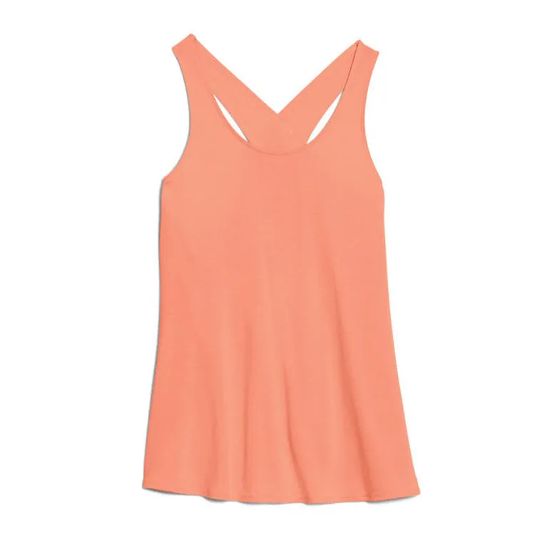 Yoga Europe Cross Bare Back Jogging Fitness Tops Women Sleeveless Sporty Tank Top Activewear