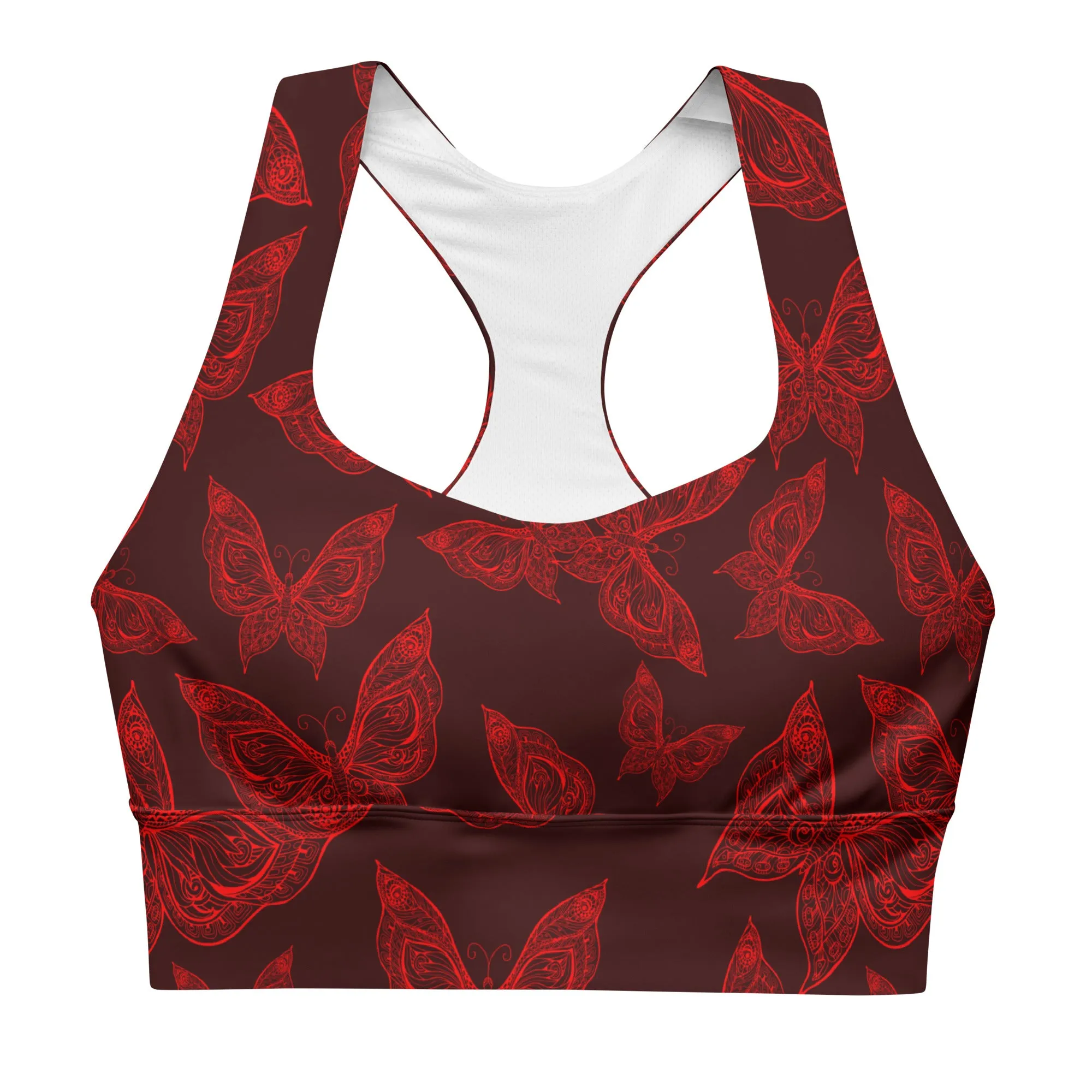 Yoga Fashion Longline Sports Bra, lioness-love
