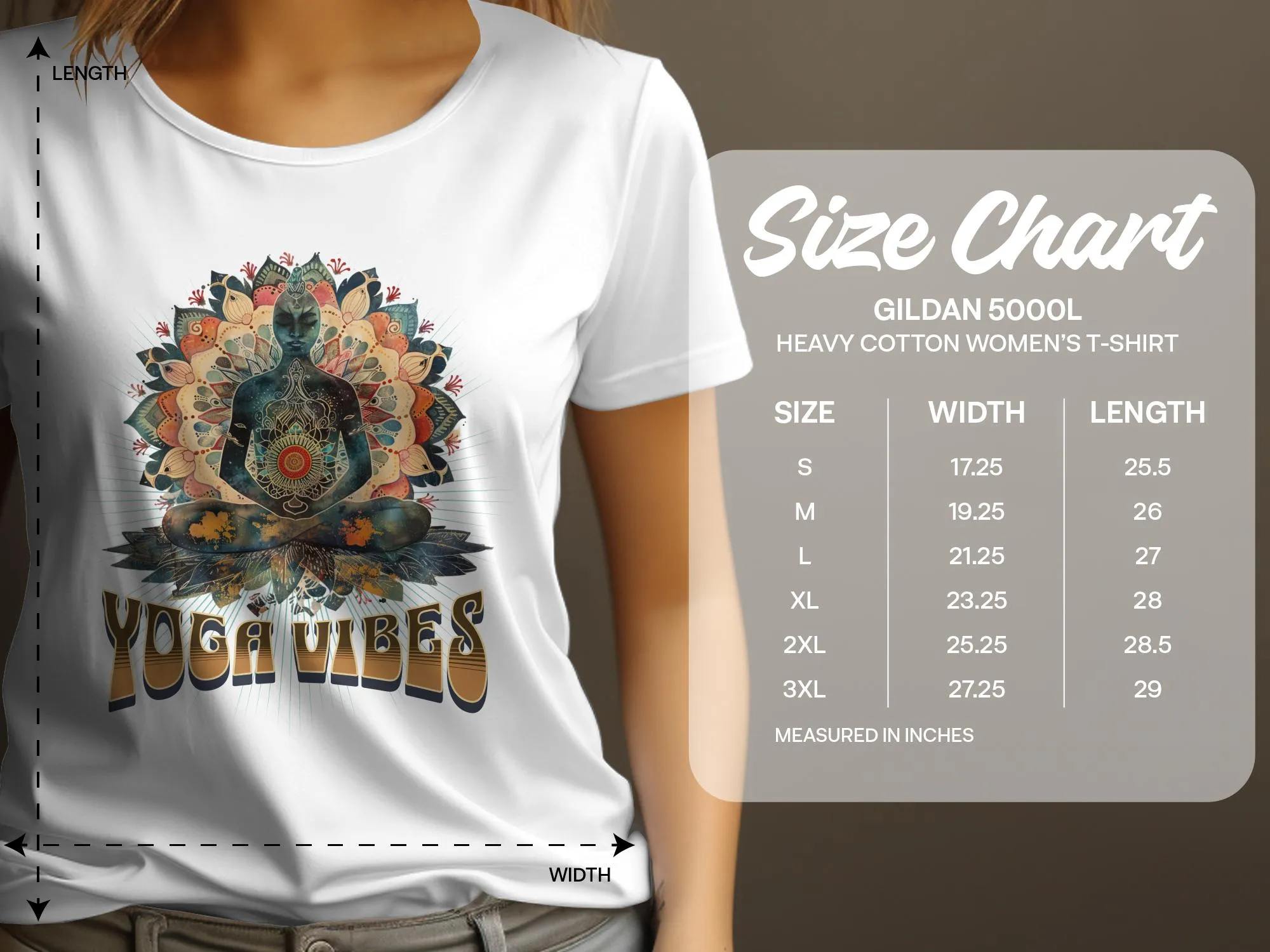 Yoga Vibes T-Shirt for Women, Zen Tee for Meditative Minds, Yoga Design Tshirt, Relaxed Fit, Casual Wear, Mindfulness Top #16